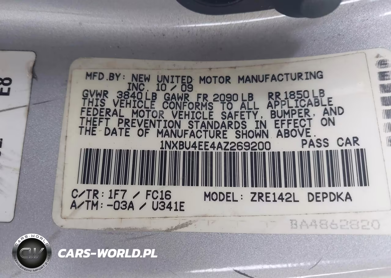 2010 Toyota Corolla Le VIN:1NXBU4EE4AZ269200 - 9