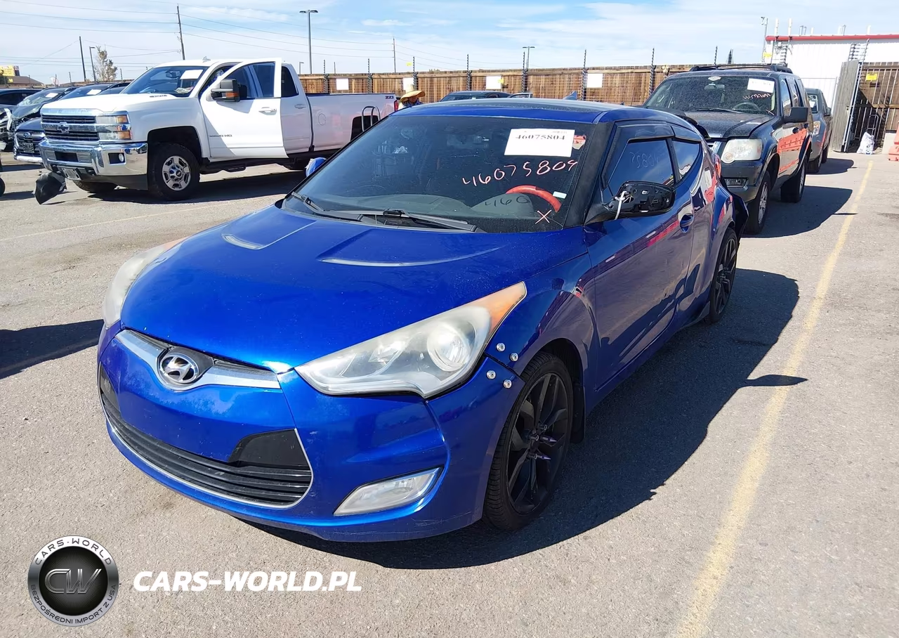 2012 Hyundai Veloster Base W-Black VIN:KMHTC6AD6CU052797 - 2