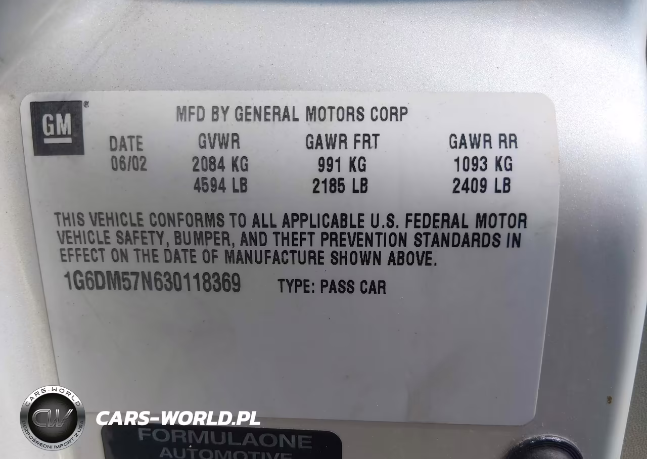 2003 Cadillac Cts Standard VIN:1G6DM57N630118369 - 9