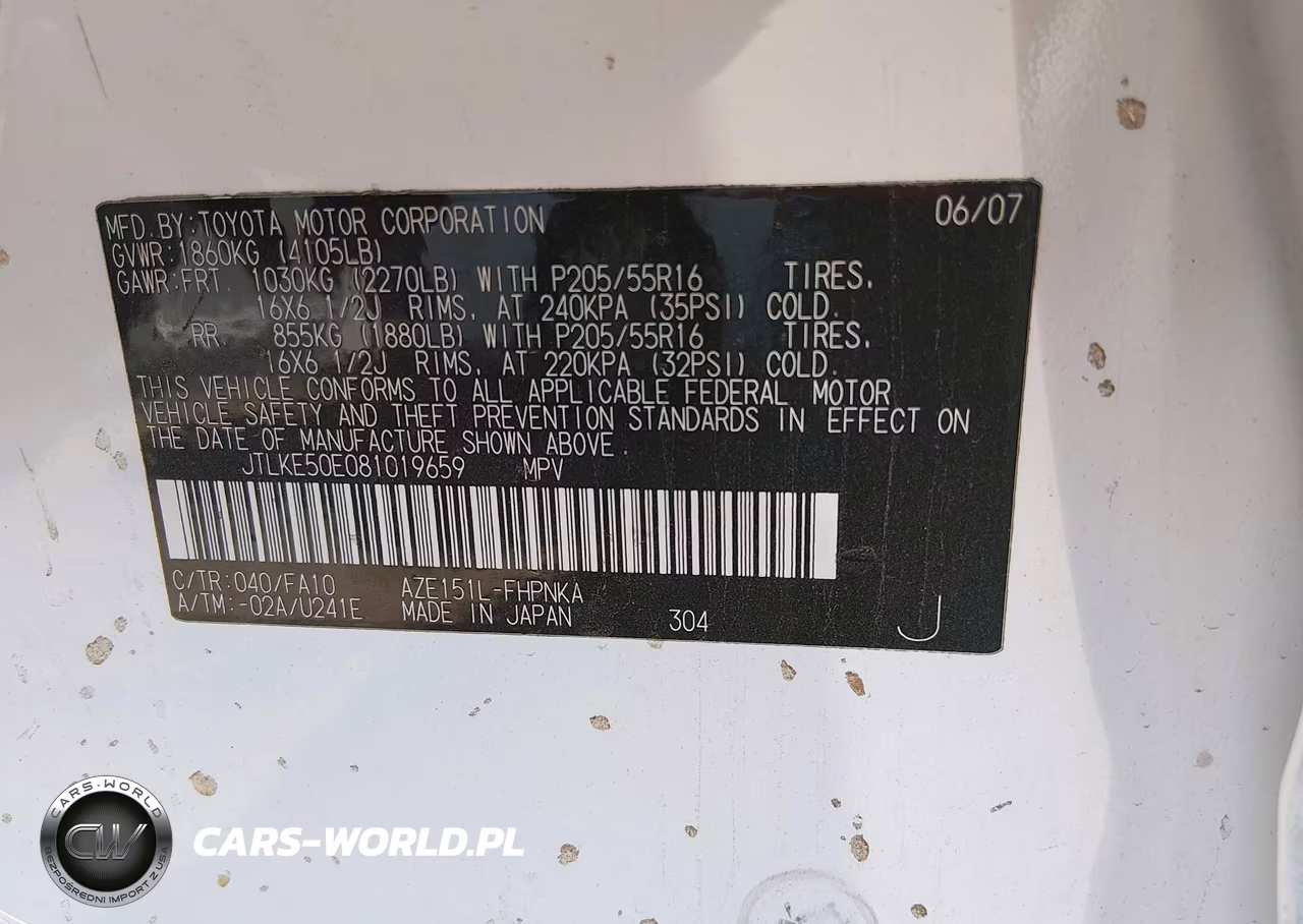 2008 Scion Xb VIN:JTLKE50E081019659 - 9