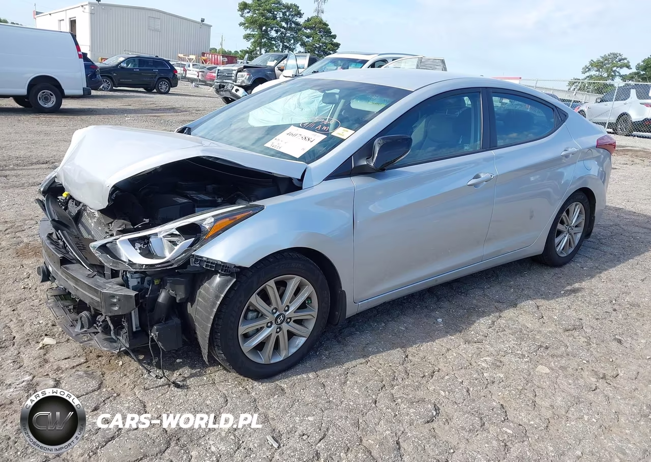 2016 Hyundai Elantra Se VIN:KMHDH4AE1GU475179 - 2