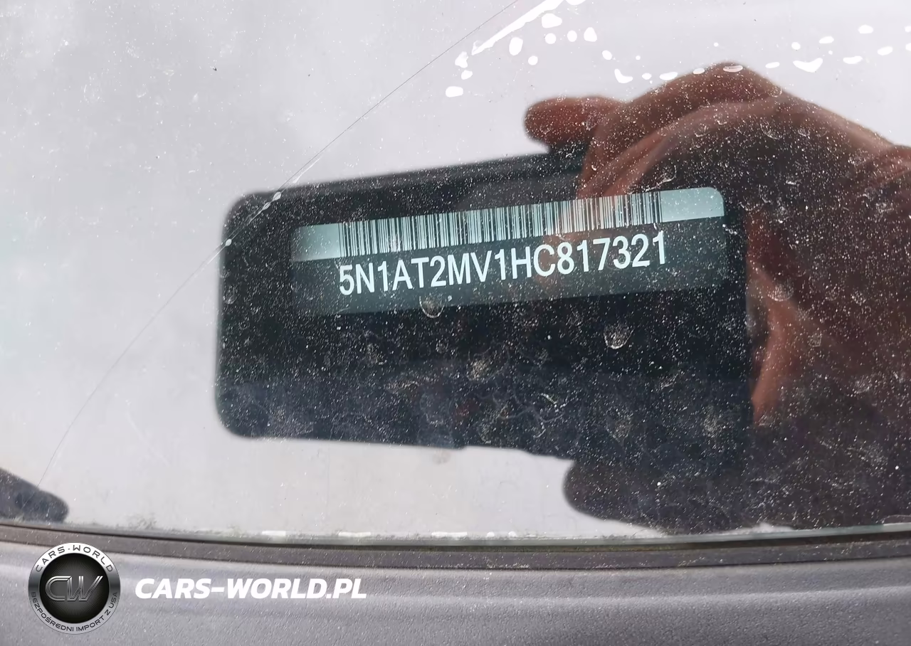 2017 Nissan Rogue Sv VIN:5N1AT2MV1HC817321 - 9