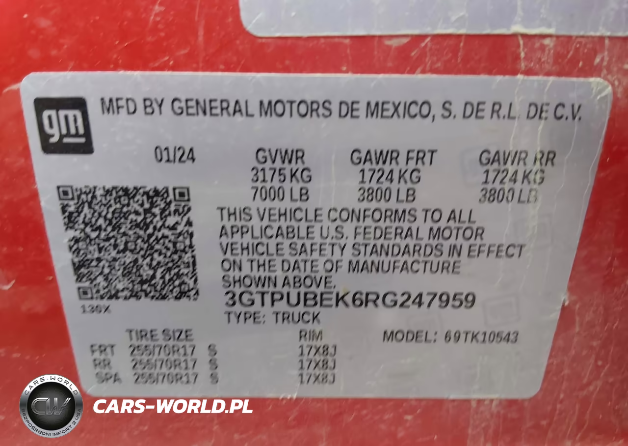2024 GMC Sierra 1500 4Wd Short Box Sle VIN:3GTPUBEK6RG247959 - 9