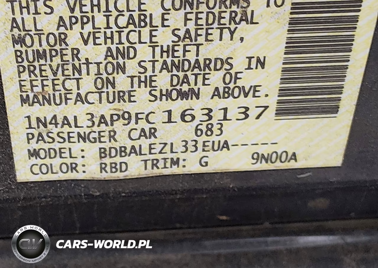 2015 Nissan Altima 2.5 S VIN:1N4AL3AP9FC163137 - 9