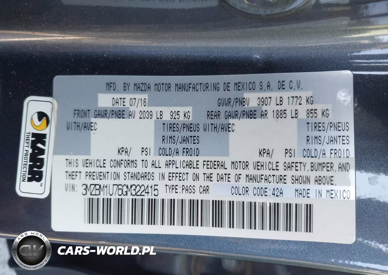 2016 Mazda Mazda3 I Sport VIN:3MZBM1U76GM322415 - 9
