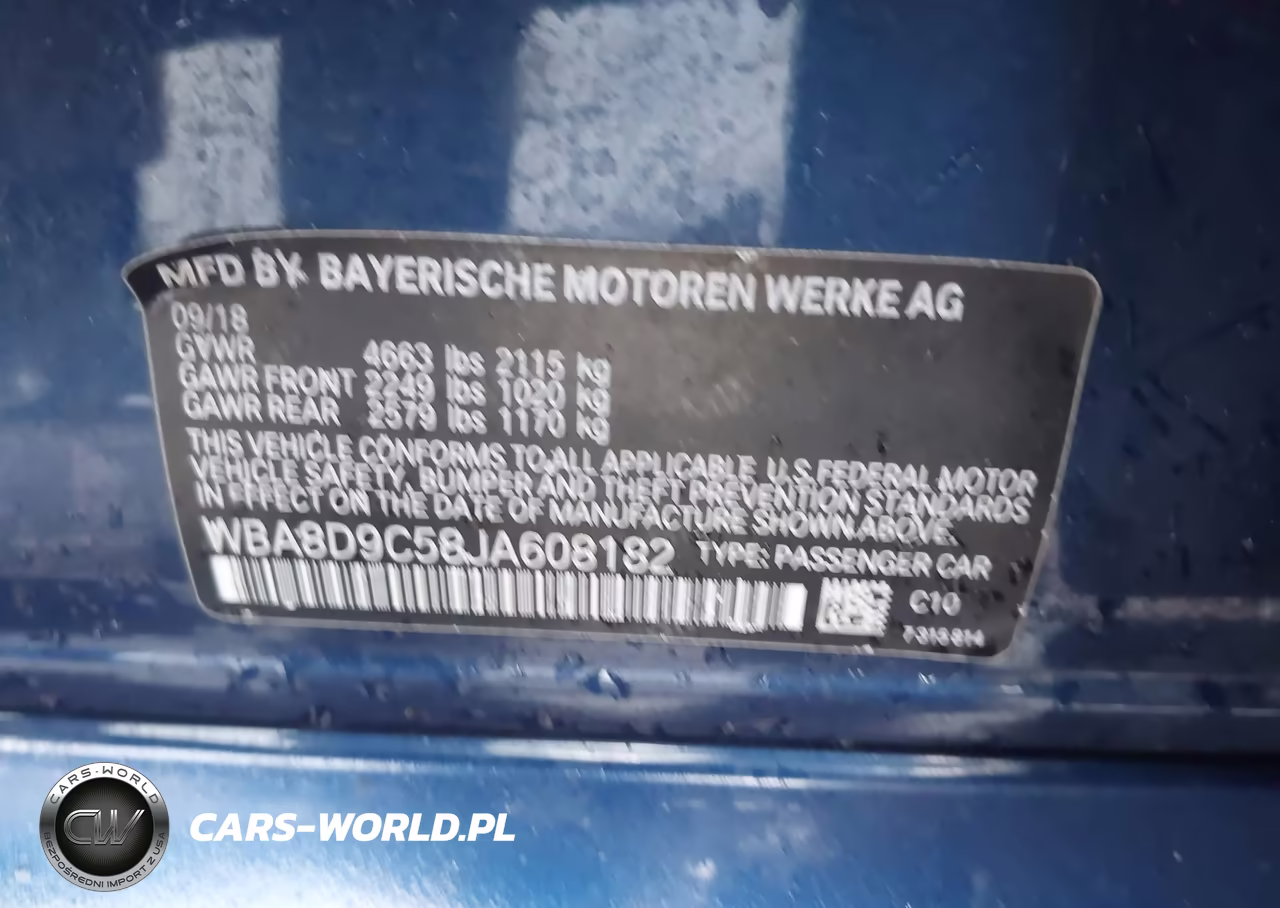 2018 BMW 330I xDrive VIN:WBA8D9C58JA608182 - 9