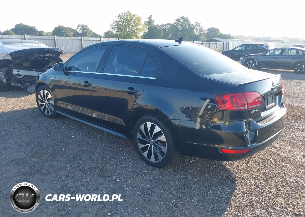 2014 Volkswagen Jetta Hybrid Sel Premium VIN:3VW637AJ9EM207666 - 3