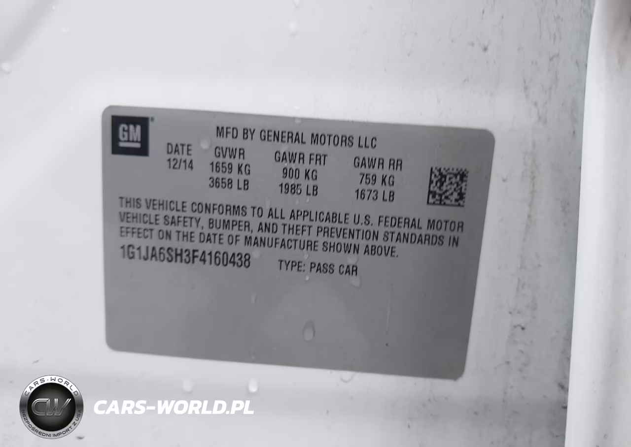 2015 Chevrolet Sonic Ls Auto VIN:1G1JA6SH3F4160438 - 9