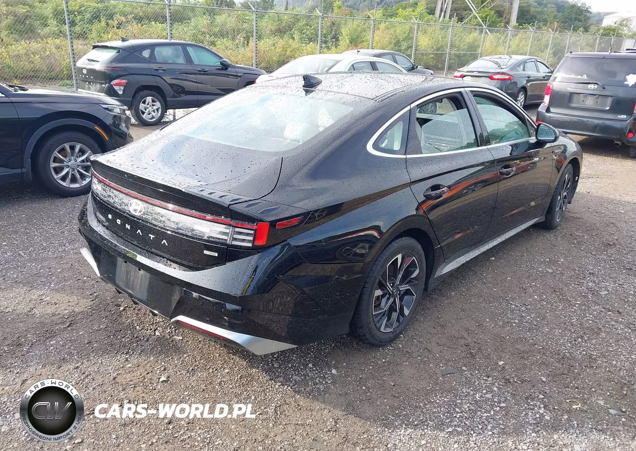 2024 Hyundai Sonata Sel VIN:KMHL64JA2RA396655 - 4