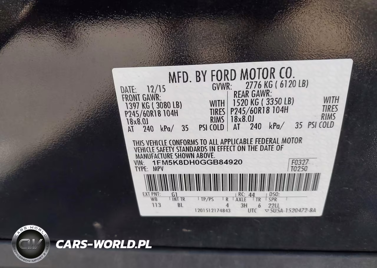 2016 Ford Explorer Xlt VIN:1FM5K8DH0GGB84920 - 9