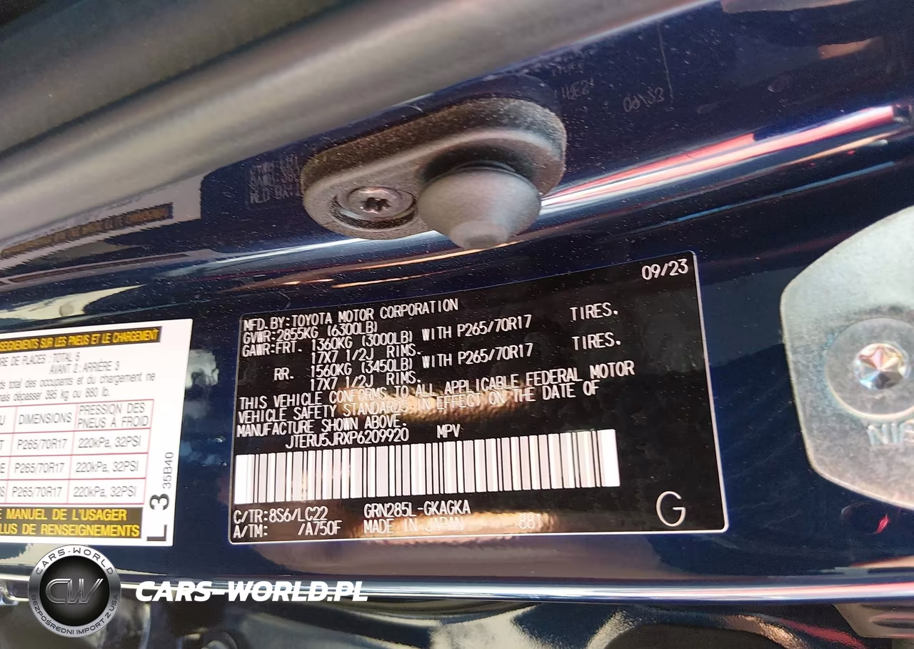 2023 Toyota 4Runner Trd Off Road Premium VIN:JTERU5JRXP6209920 - 9