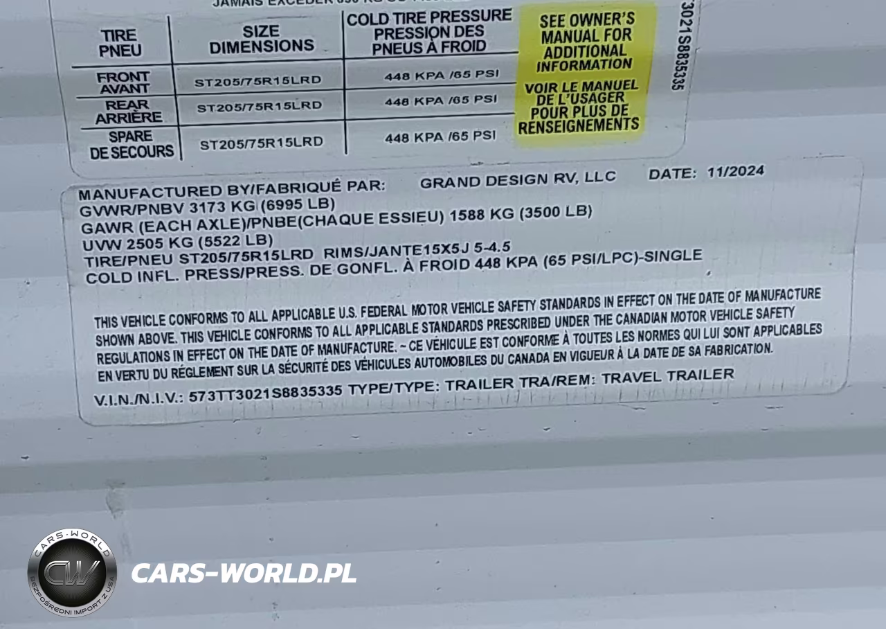2025 Grand Design 26Bhx 1 Sl VIN:573TT3021S8835335 - 9