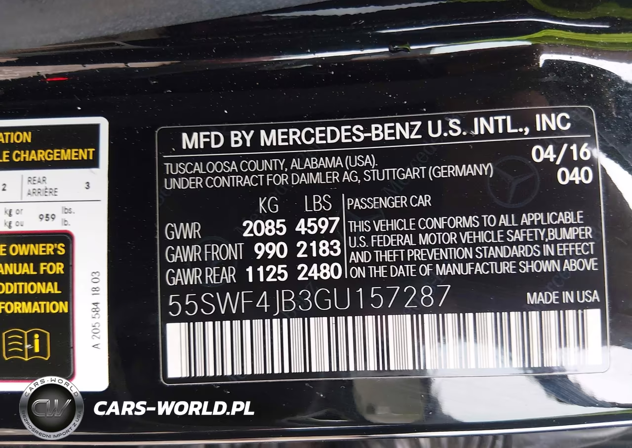 2016 Mercedes-Benz C 300 VIN:55SWF4JB3GU157287 - 9