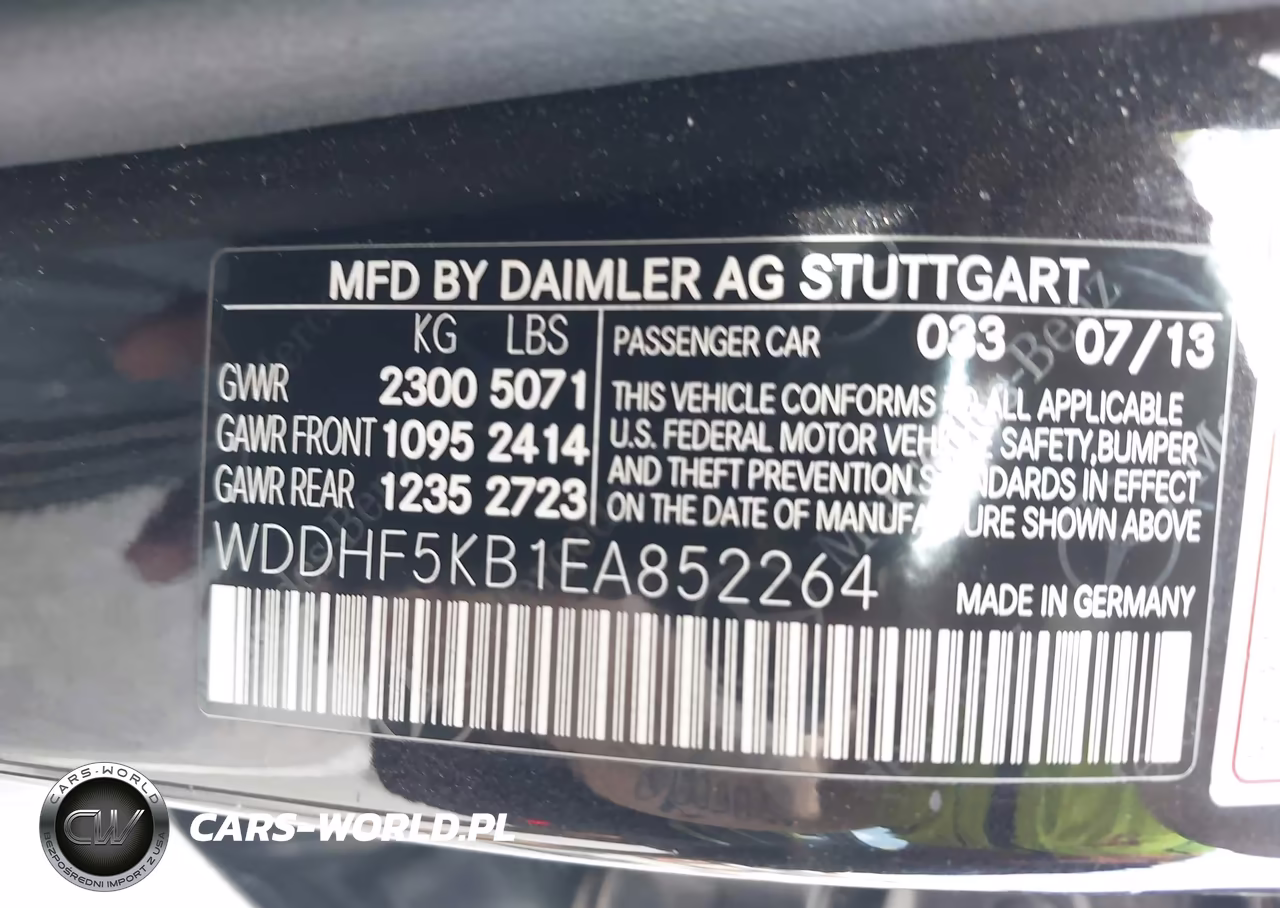 2014 Mercedes-Benz E 350 VIN:WDDHF5KB1EA852264 - 9