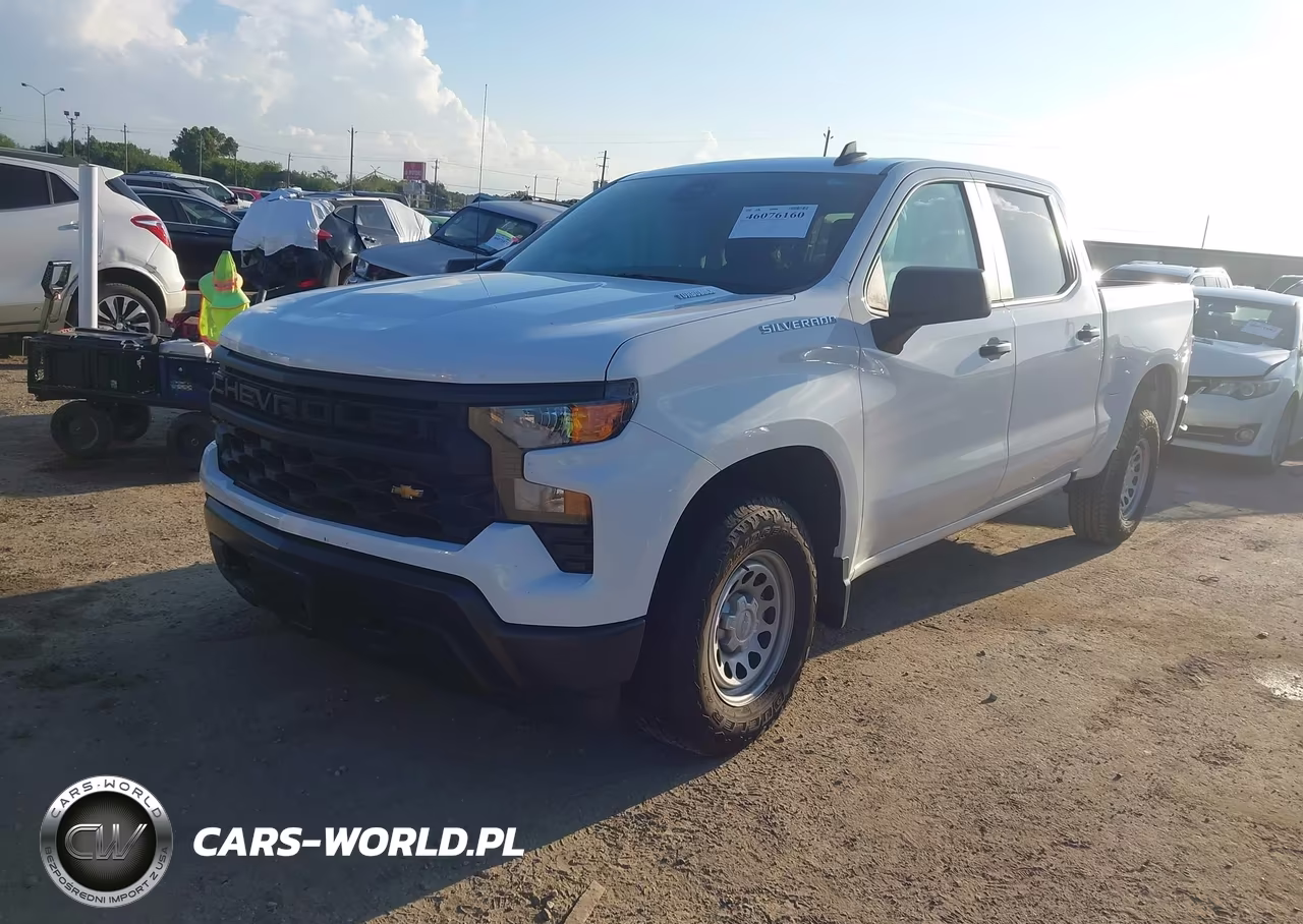 2025 Chevrolet Silverado 1500 2Wd Short Bed Wt VIN:1GCPAAEK9SZ341116 - 2