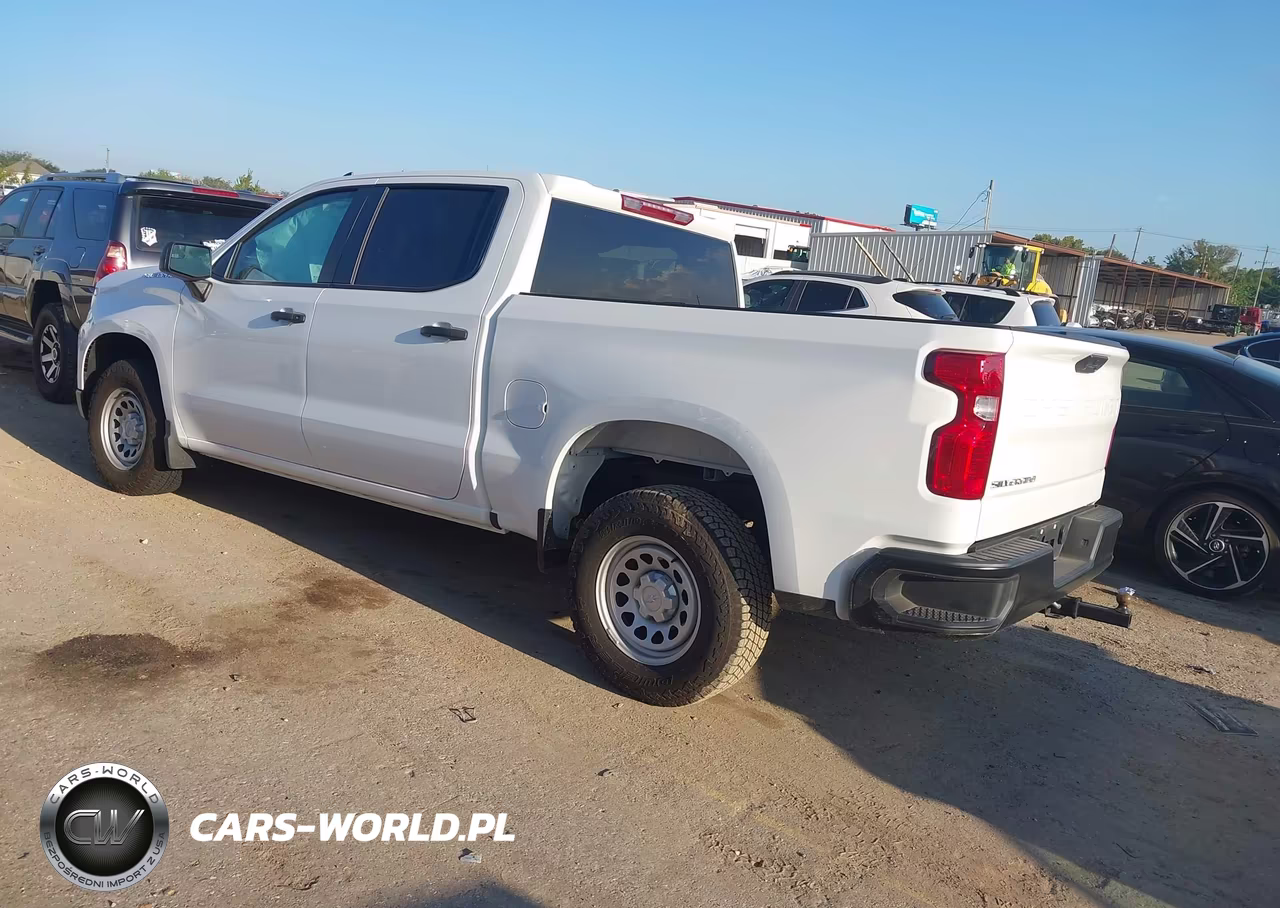 2025 Chevrolet Silverado 1500 2Wd Short Bed Wt VIN:1GCPAAEK9SZ341116 - 3