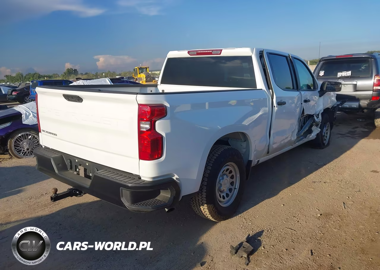 2025 Chevrolet Silverado 1500 2Wd Short Bed Wt VIN:1GCPAAEK9SZ341116 - 4