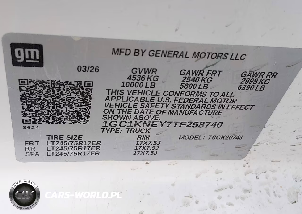 2026 Chevrolet Silverado 2500 Hd , Standard Bed, Lt, 4Wd VIN:1GC1KNEY7TF258740 - 9