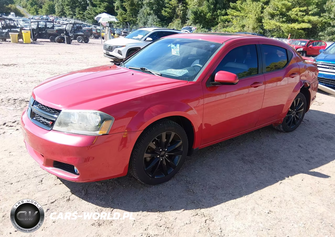 2014 Dodge Avenger Sxt VIN:1C3CDZCG7EN217977 - 2