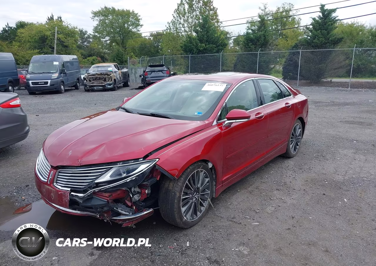 2016 Lincoln Mkz VIN:3LN6L2JK8GR606536 - 2