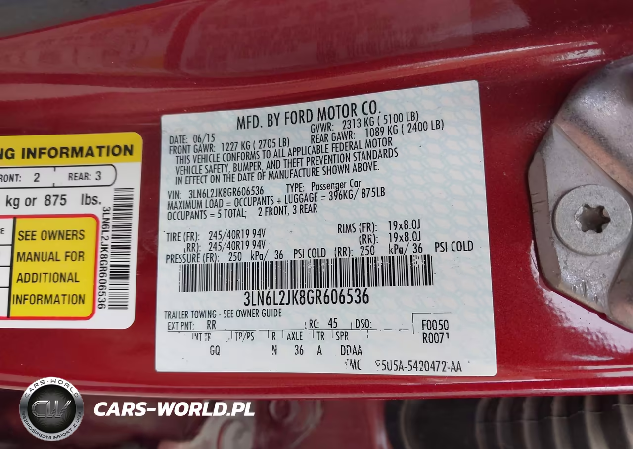 2016 Lincoln Mkz VIN:3LN6L2JK8GR606536 - 9
