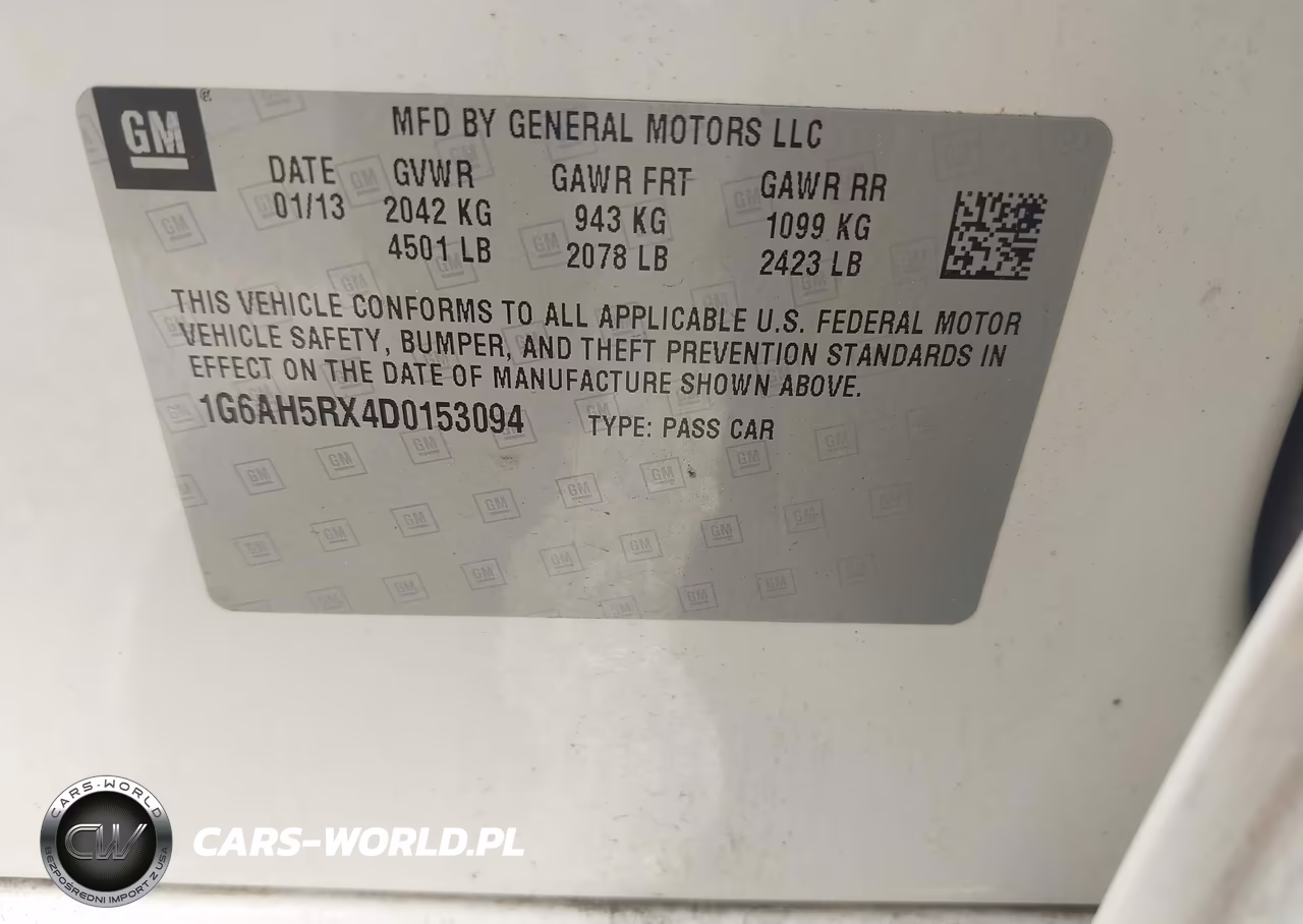 2013 Cadillac Ats Luxury VIN:1G6AH5RX4D0153094 - 9