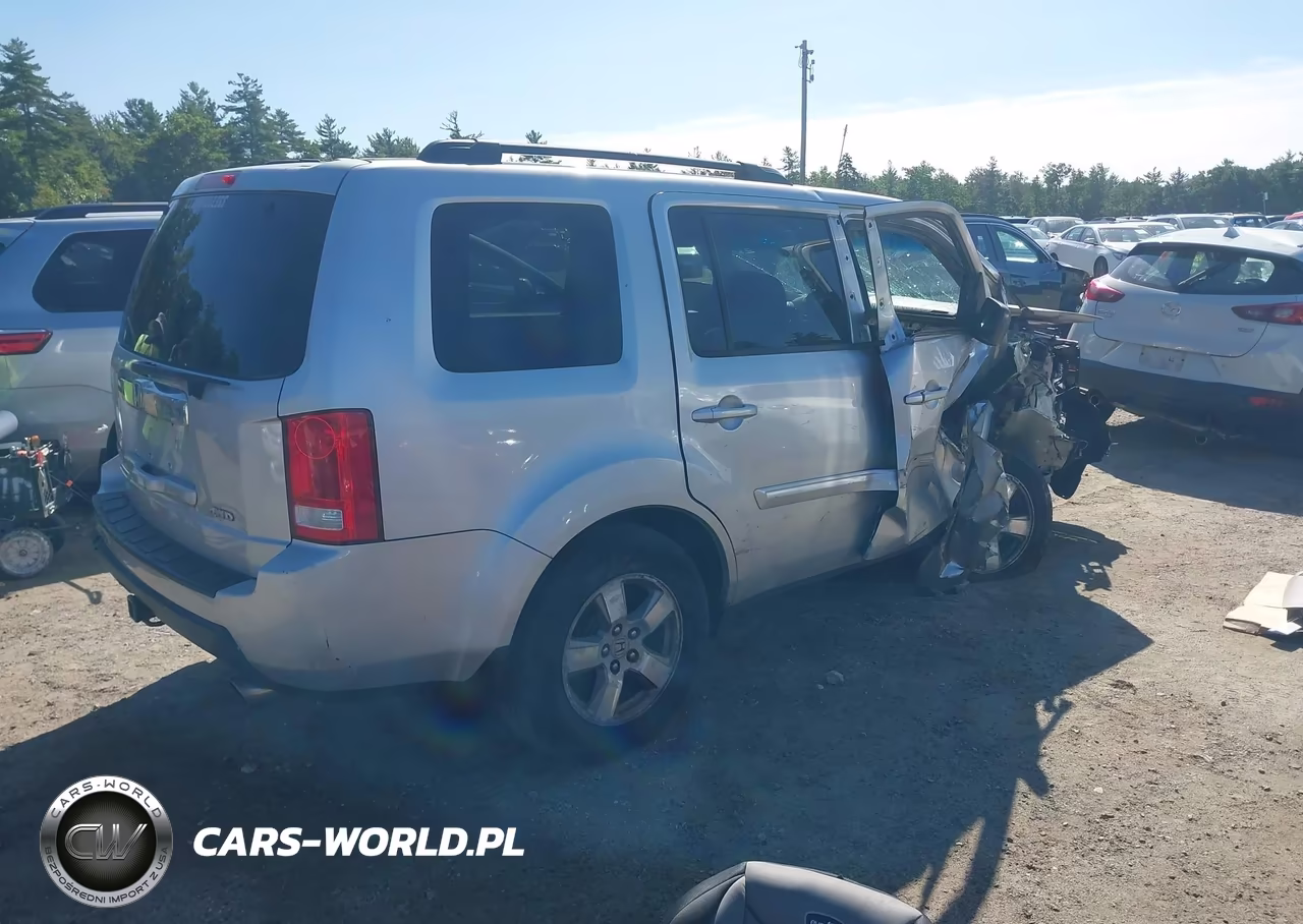 2009 Honda Pilot Ex-L VIN:5FNYF48629B015034 - 4