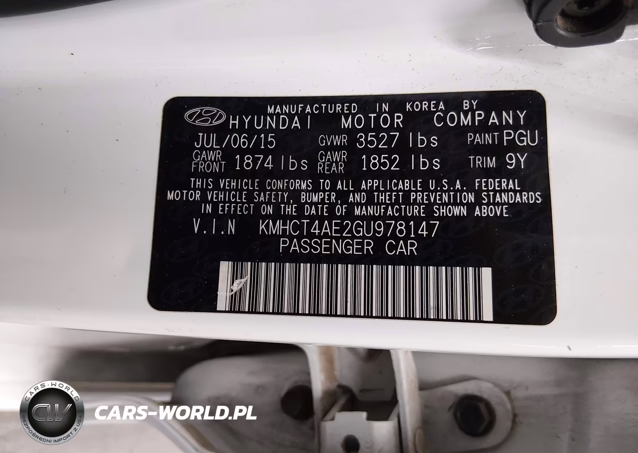2016 Hyundai Accent Se VIN:KMHCT4AE2GU978147 - 9