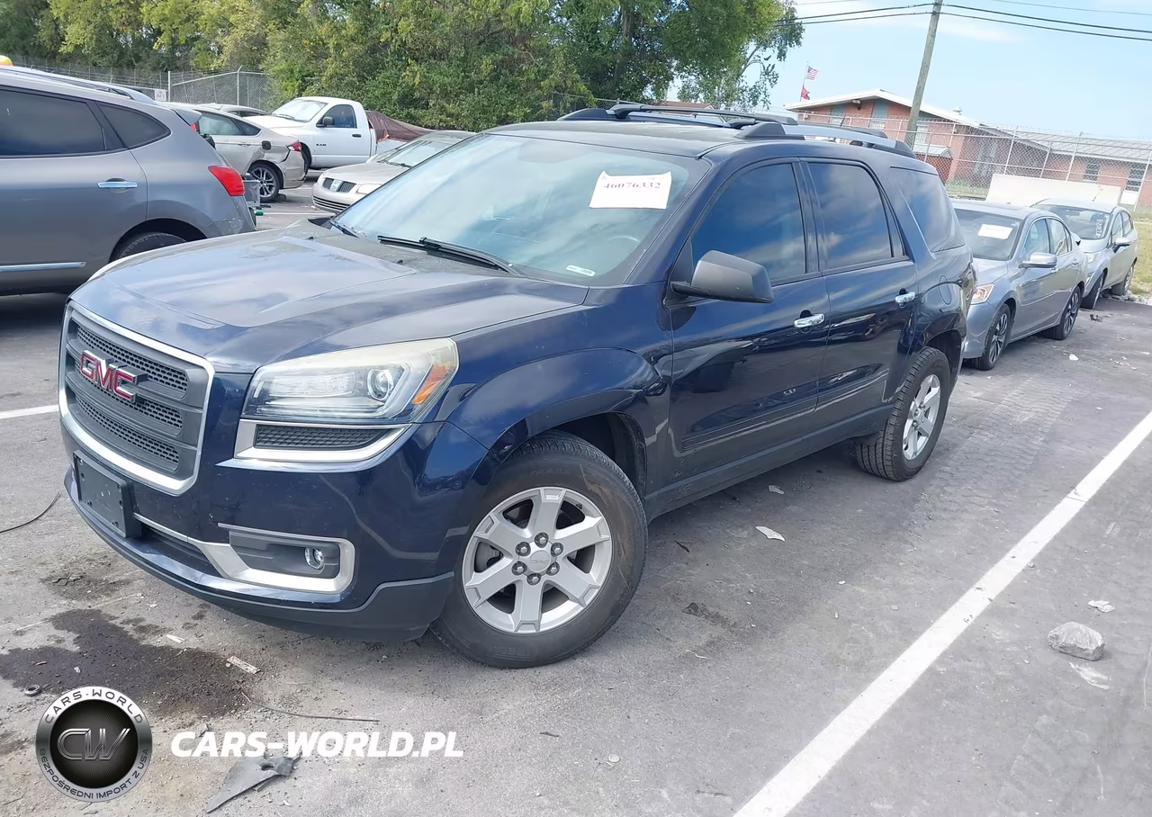 2016 GMC Acadia Sle-2 VIN:1GKKRPKDXGJ313282 - 2