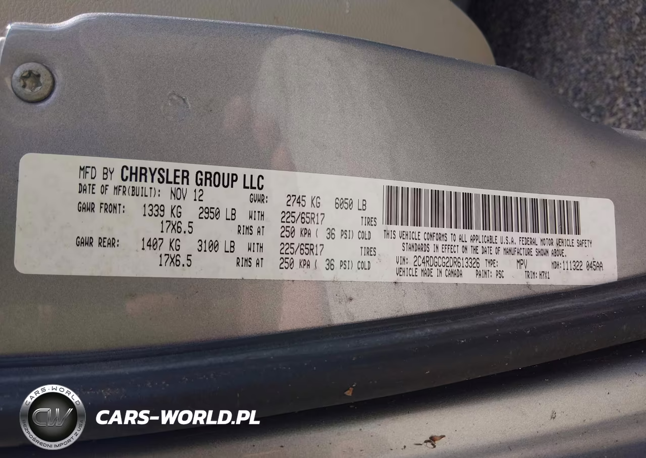 2013 Dodge Grand Caravan Sxt VIN:2C4RDGCG2DR613326 - 9