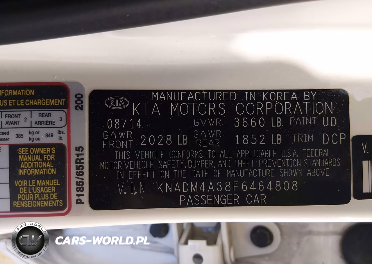 2015 Kia Rio Lx VIN:KNADM4A38F6464808 - 9