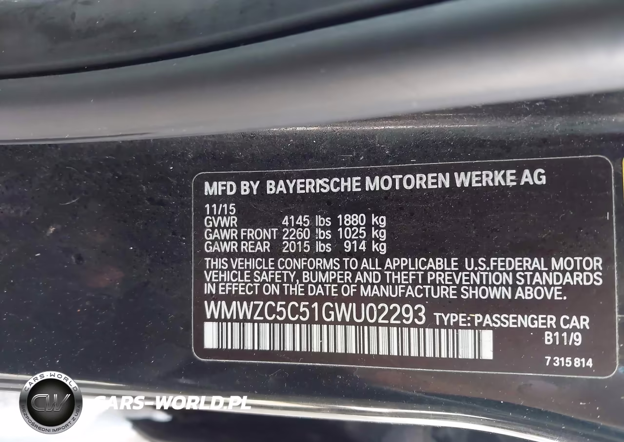 2016 Mini Countryman Cooper S VIN:WMWZC5C51GWU02293 - 9