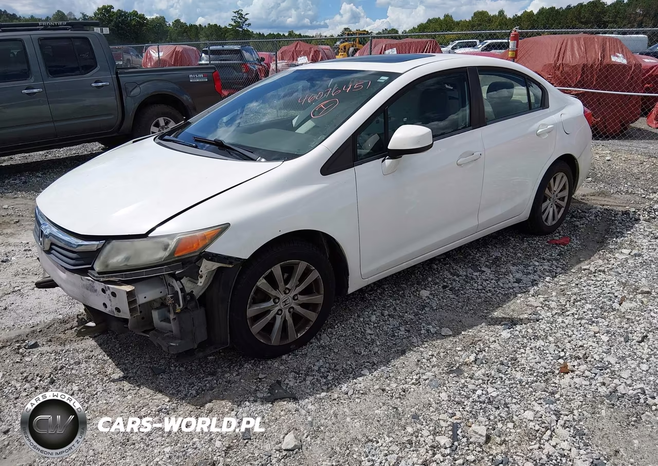 2012 Honda Civic Ex-L VIN:19XFB2F99CE348400 - 2