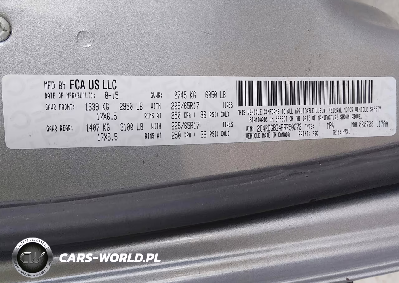 2015 Dodge Grand Caravan American Value Pkg VIN:2C4RDGBG4FR750272 - 9