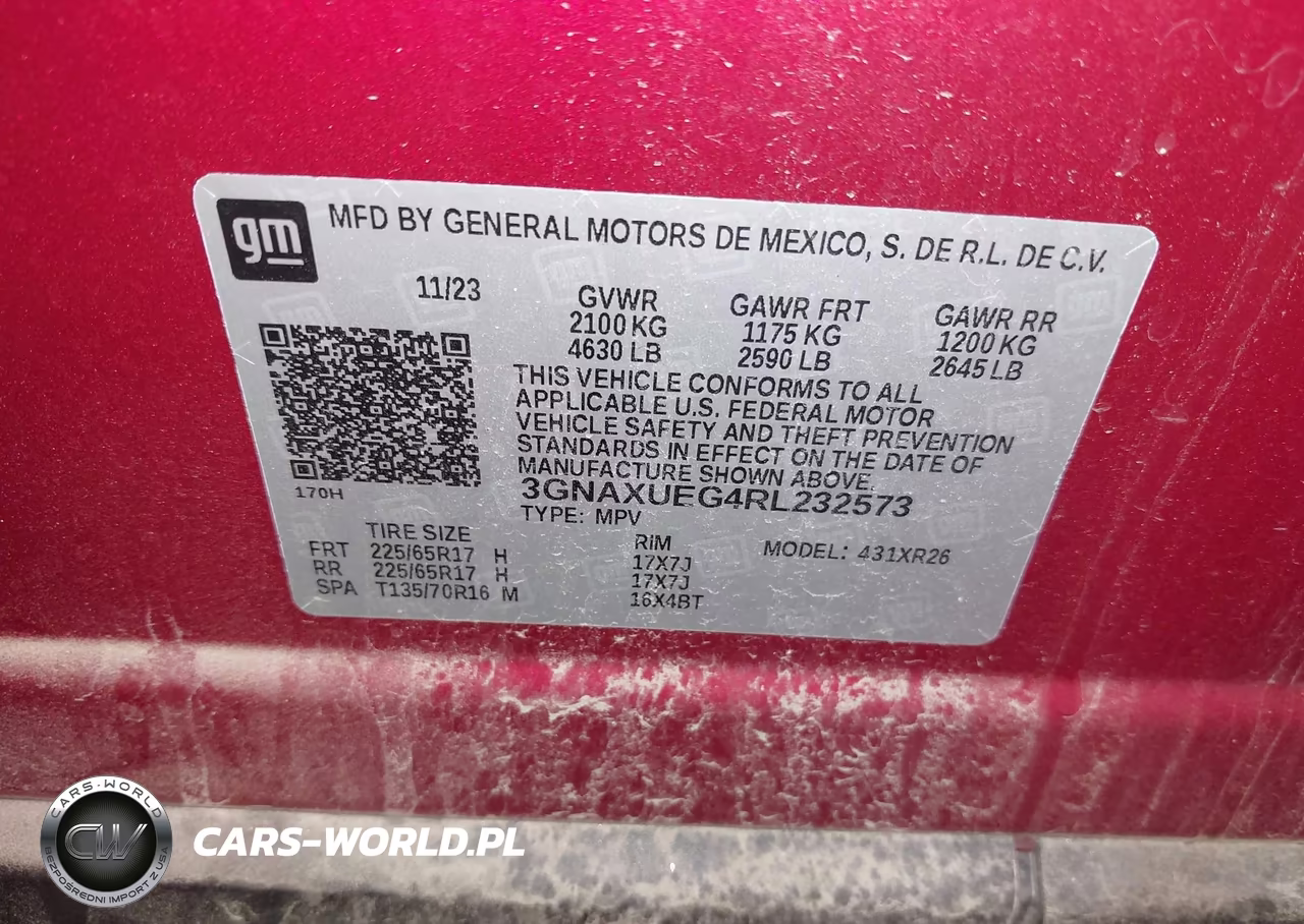 2024 Chevrolet Equinox Awd Lt VIN:3GNAXUEG4RL232573 - 9