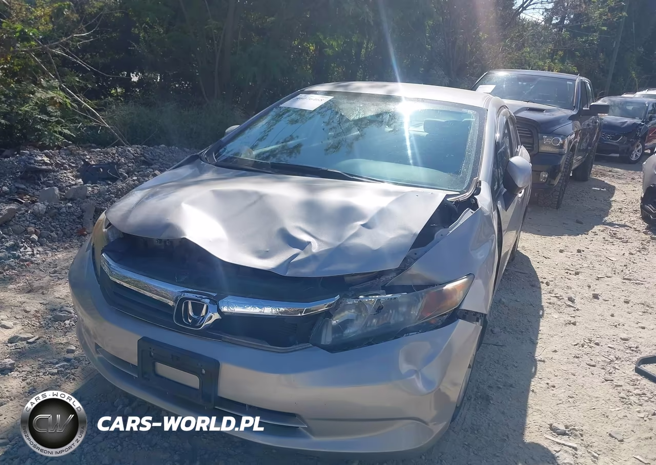 2012 Honda Civic Lx VIN:2HGFB2F51CH575664 - 2