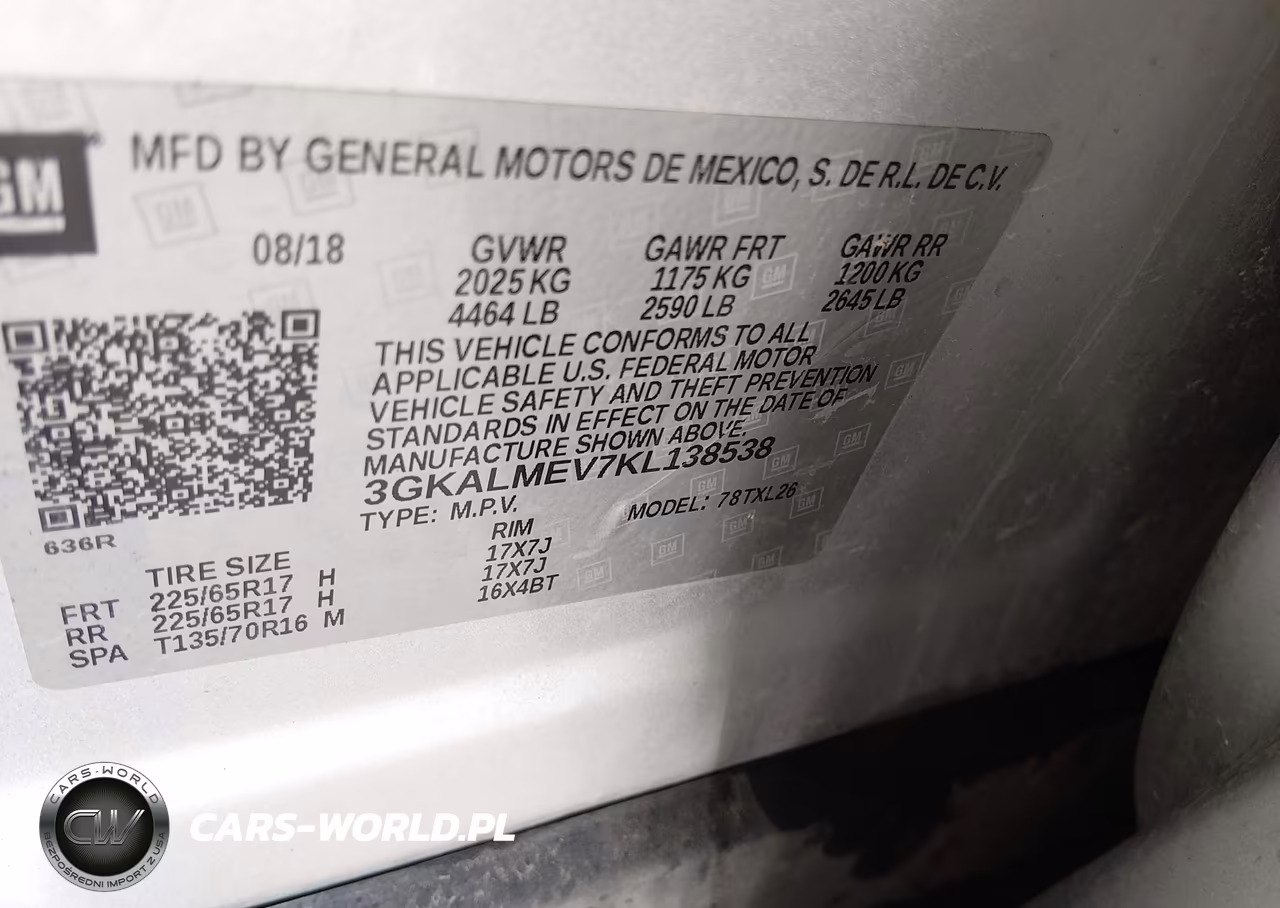 2019 GMC Terrain Sle VIN:3GKALMEV7KL138538 - 9