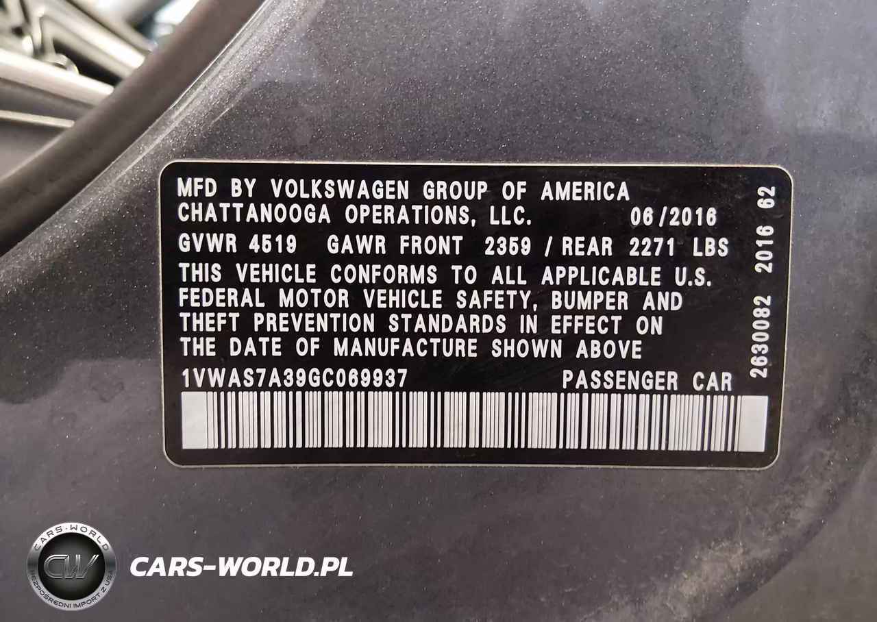 2016 Volkswagen Passat 1.8T R-Line-1.8T S VIN:1VWAS7A39GC069937 - 9