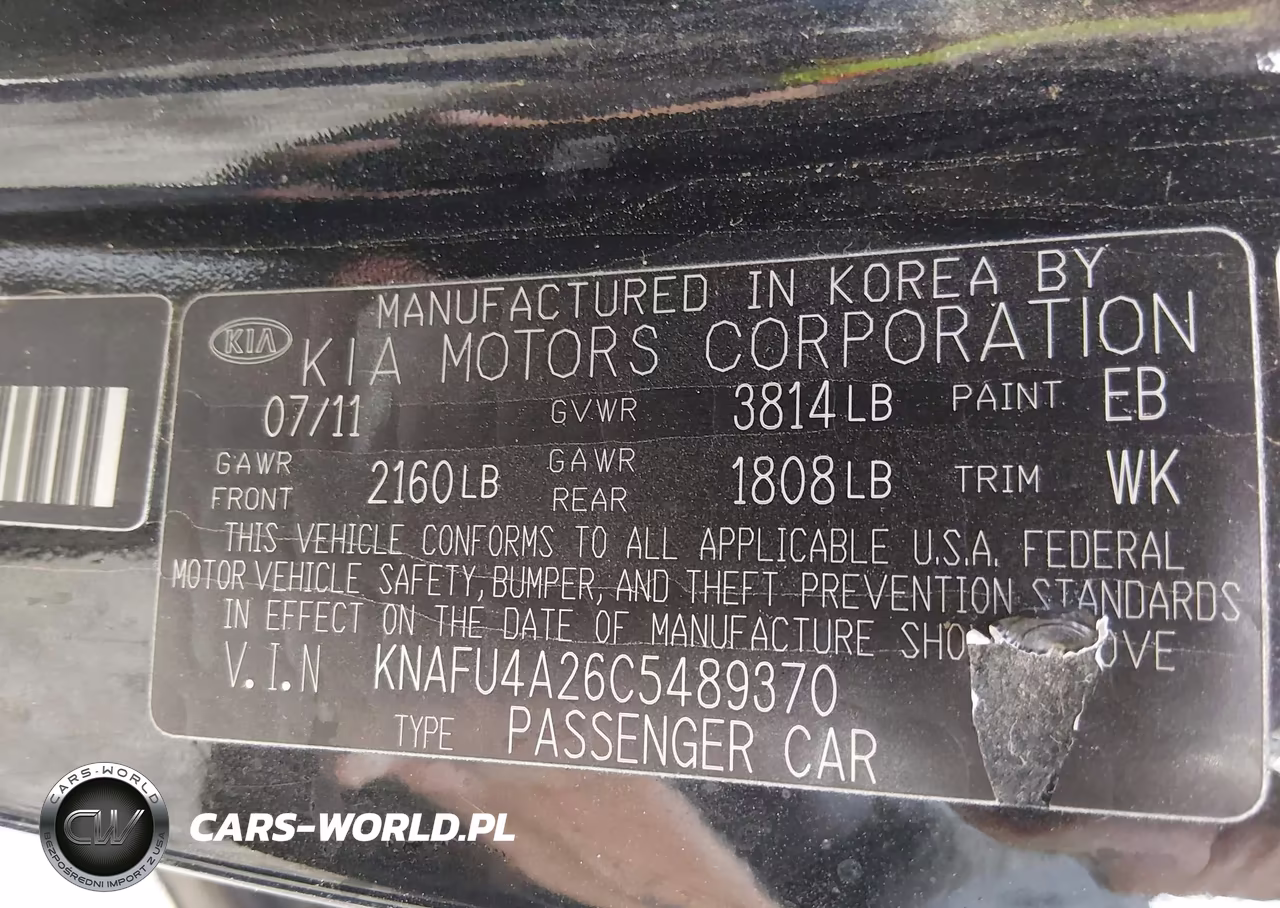 2012 Kia Forte Ex VIN:KNAFU4A26C5489370 - 9