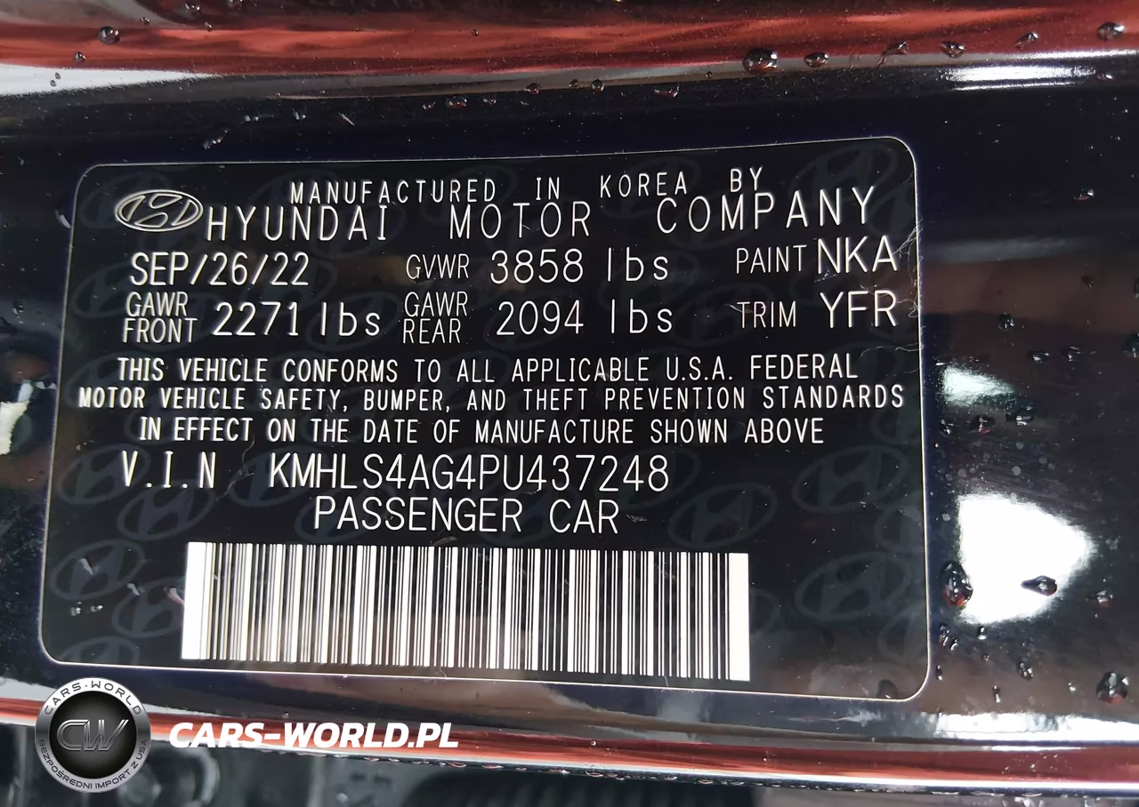 2023 Hyundai Elantra Sel VIN:KMHLS4AG4PU437248 - 9