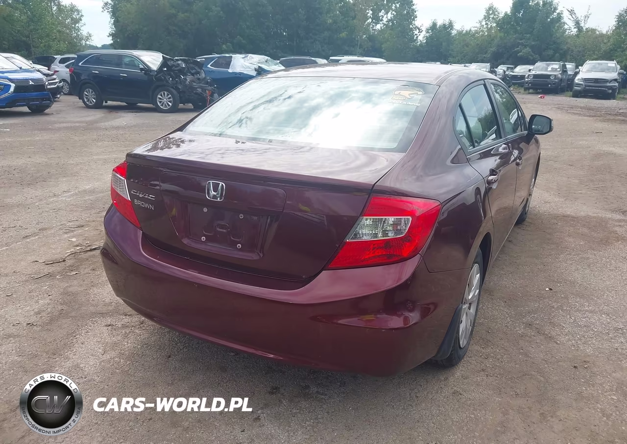 2012 Honda Civic Lx VIN:19XFB2F59CE055058 - 4