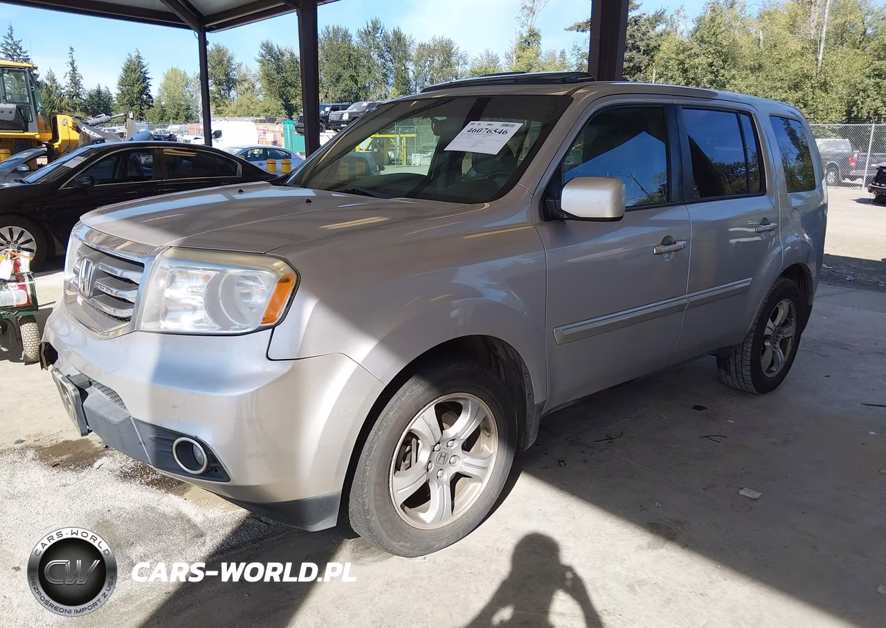 2012 Honda Pilot Ex-L VIN:5FNYF3H5XCB014934 - 2