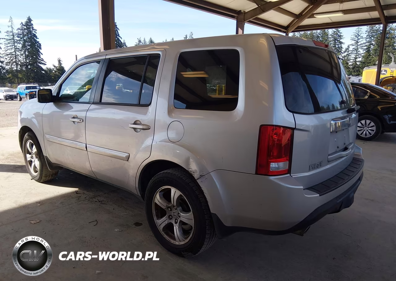 2012 Honda Pilot Ex-L VIN:5FNYF3H5XCB014934 - 3