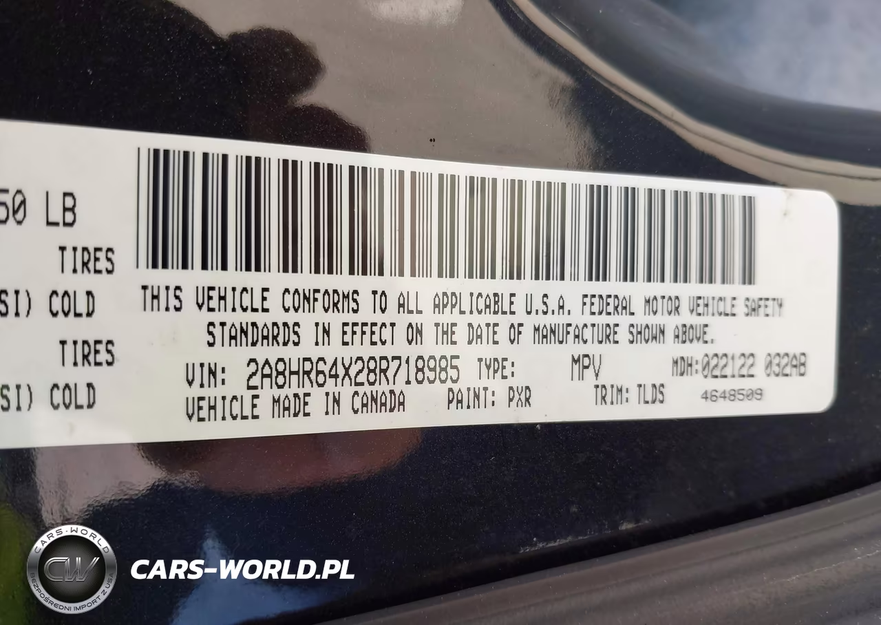 2008 Chrysler Town & Country Limited VIN:2A8HR64X28R718985 - 9