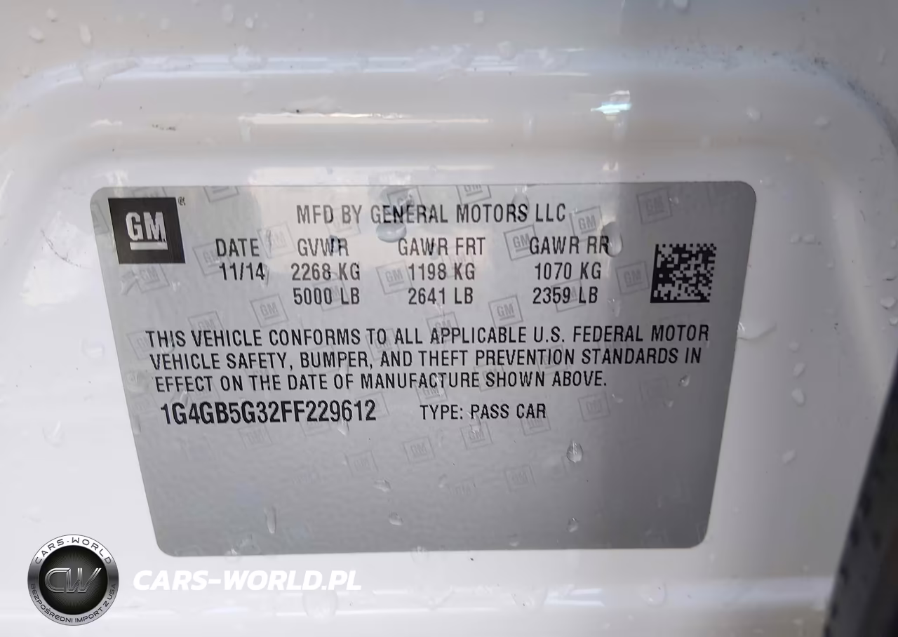 2015 Buick Lacrosse Leather VIN:1G4GB5G32FF229612 - 9