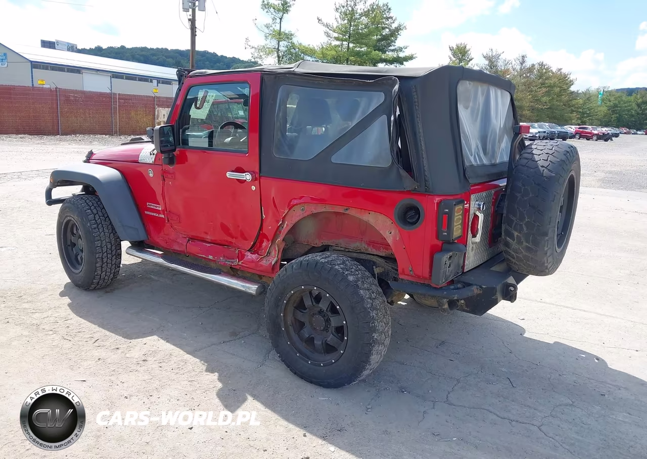 2010 Jeep Wrangler Sport VIN:1J4AA2D14AL110219 - 3