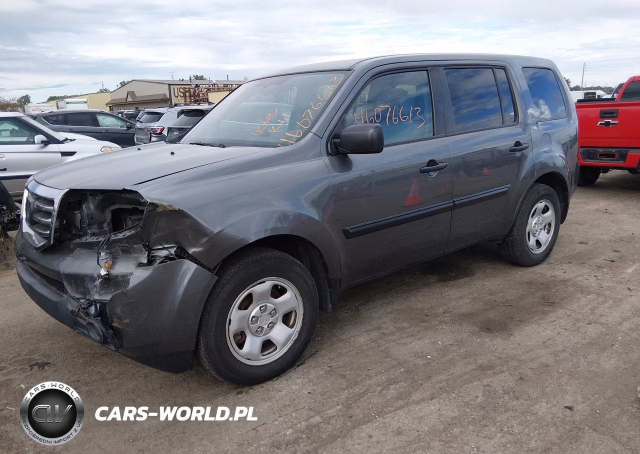 2013 Honda Pilot Lx VIN:5FNYF4H22DB014374 - 2