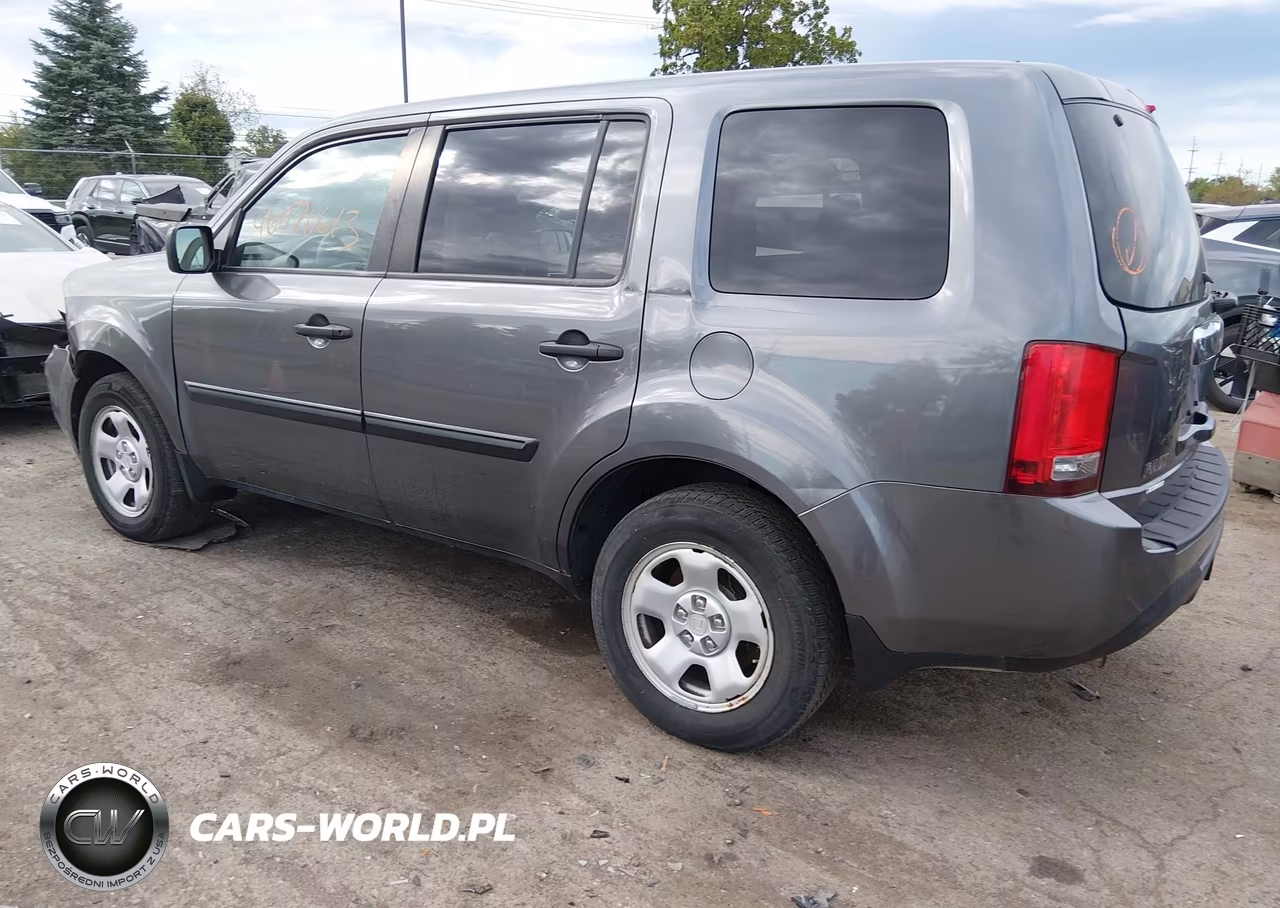 2013 Honda Pilot Lx VIN:5FNYF4H22DB014374 - 3