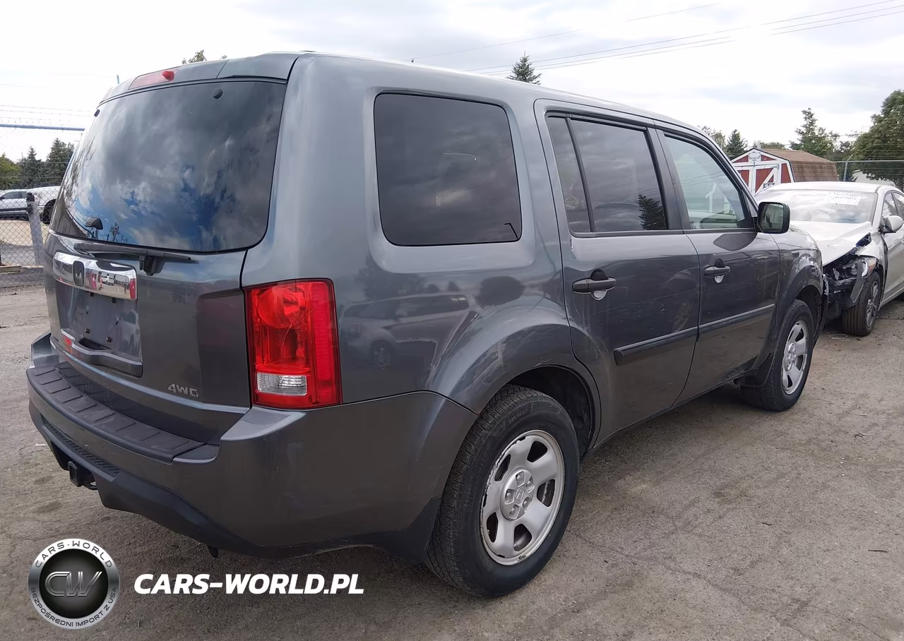 2013 Honda Pilot Lx VIN:5FNYF4H22DB014374 - 4