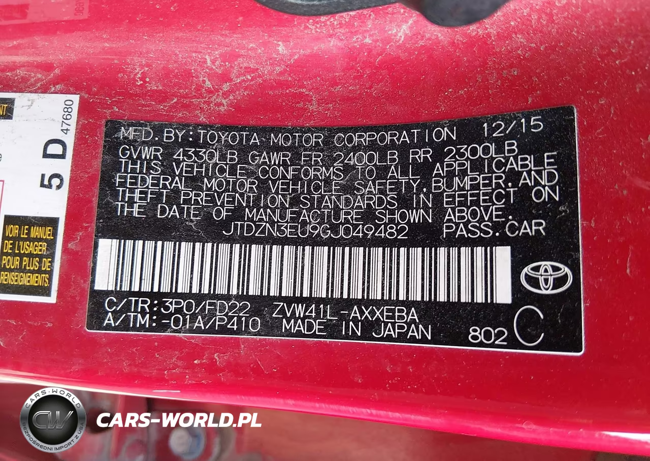 2016 Toyota Prius V Three VIN:JTDZN3EU9GJ049482 - 9